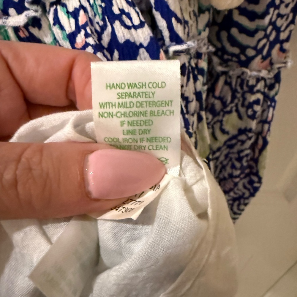 Lilly Pulitzer Blue and White Dress - Picture 5 of 7